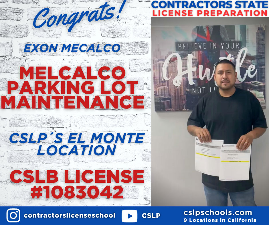 Congratulations Exon Mecalco from El Monte