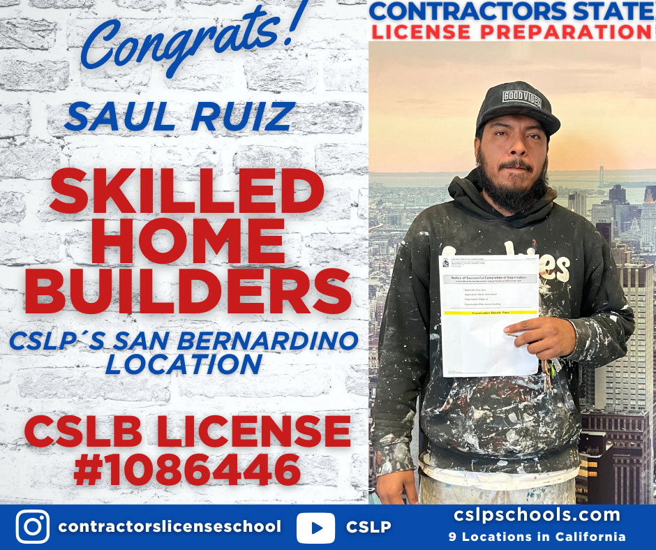 Congratulations Saul- San Bernardino