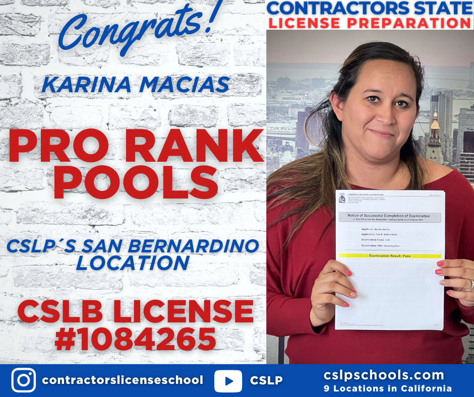 Congratulations Karina- San Bernardino
